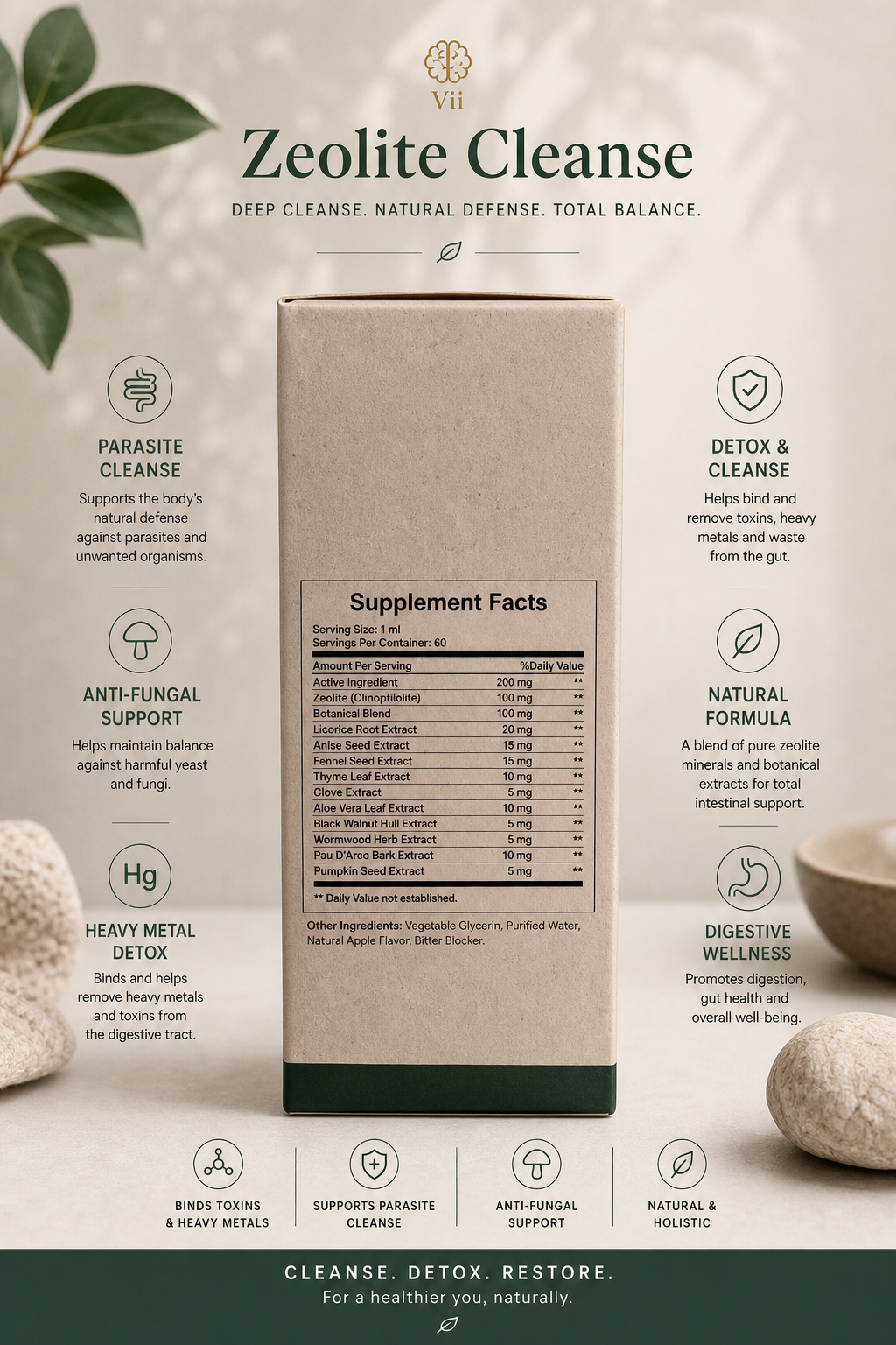 Vii Zeolite Cleanse Adult